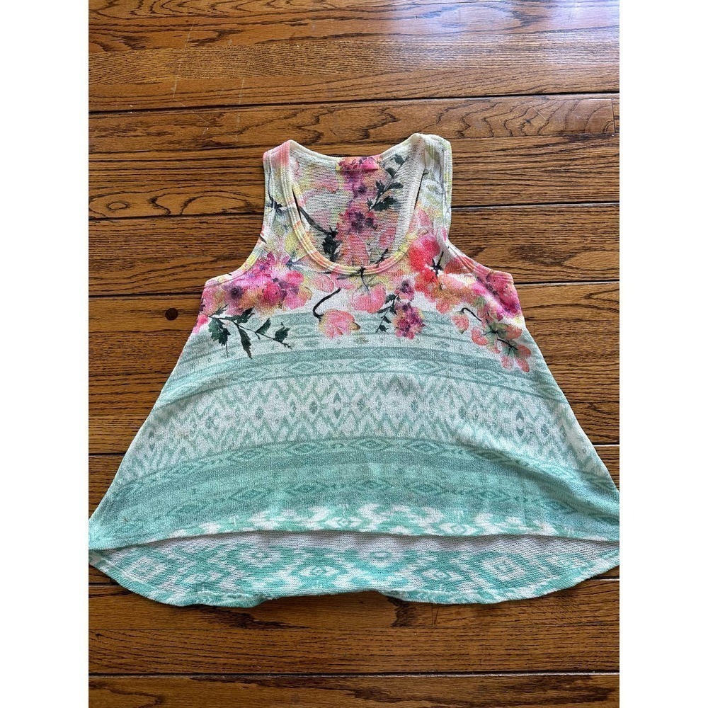 Gaze Floral Tank top Size S NWOT